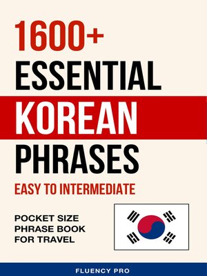 cover image of 1600+ Essential Korean Phrases